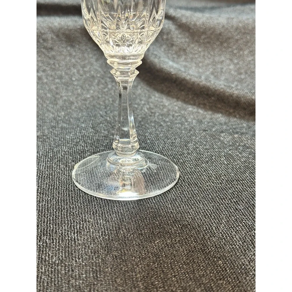 2 Vintage Crystal Toscany Brighton Fluted Champagne Glasses‎ 7 3/4 